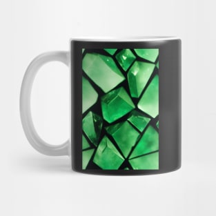 Jewel Pattern - Green Emerald, for a bit of luxury in your life! #4 Mug